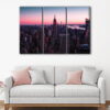 3 panels empire state tower canvas art