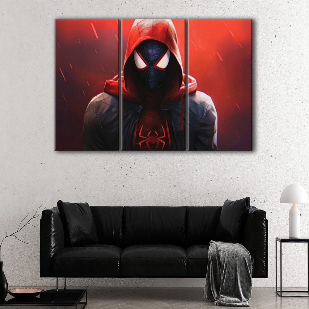 3 panels ultimate spider man canvas art