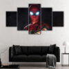 5 panels iron spider suit canvas art
