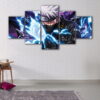 5 panels naruto storm canvas art