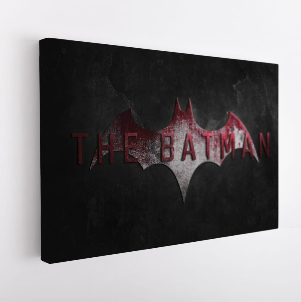 batman signal stretched canvas
