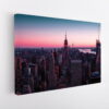 empire state tower stretched canvas