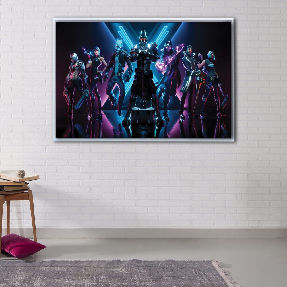 fortnite season x floating frame canvas