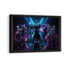 fortnite season x framed canvas black frame