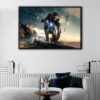 iron man fury floating frame canvas