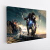 iron man fury stretched canvas