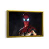iron spider suit framed canvas gold frame