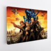 metal slug stretched canvas