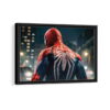 mortal kombat dragon framed canvas black frame