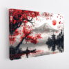 mount fuji stretched canvas