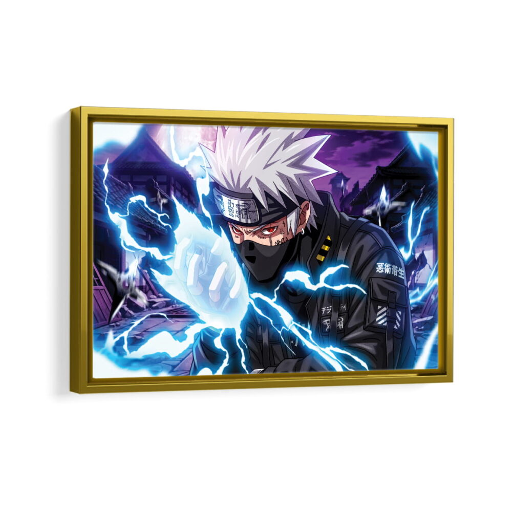 naruto storm framed canvas gold frame