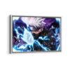 naruto storm framed canvas white frame