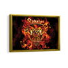 sabaton coat of arms framed canvas gold frame