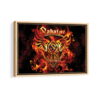 sabaton coat of arms framed canvas natural beige