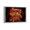 sabaton coat of arms framed canvas white frame