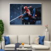 spider man insomniac games floating frame canvas