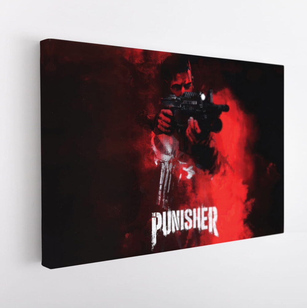 the punisher stretched canvas