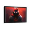 ultimate spider man framed canvas black frame