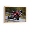 yamaha yzf-r1 framed canvas natural beige