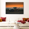 1 panel black porsche 911 canvas art