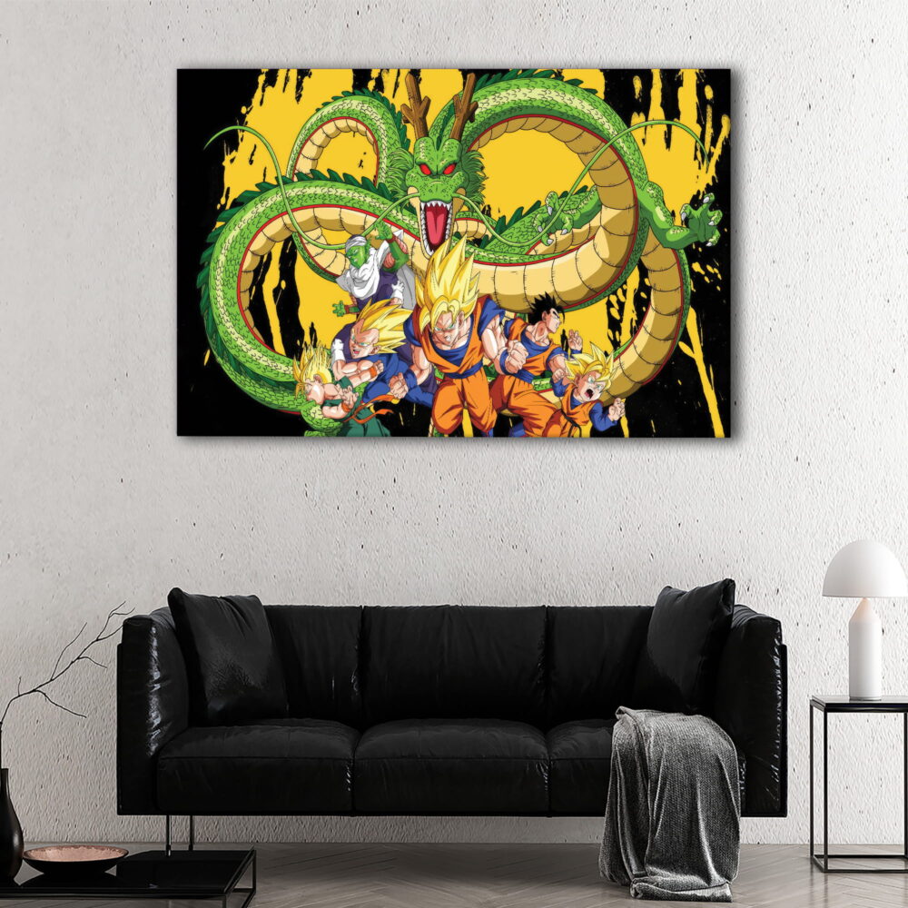1 panel dragon ball z canvas art