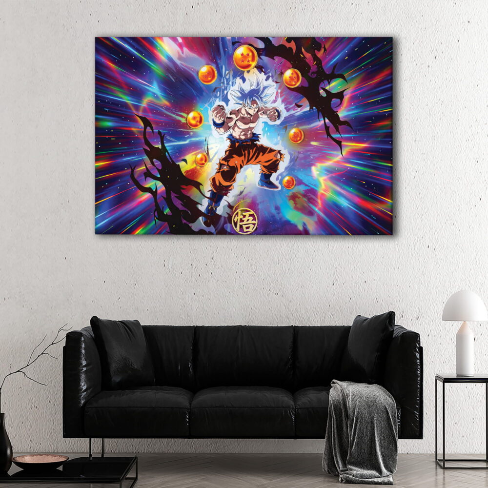 1 panel goku super powers canvas art