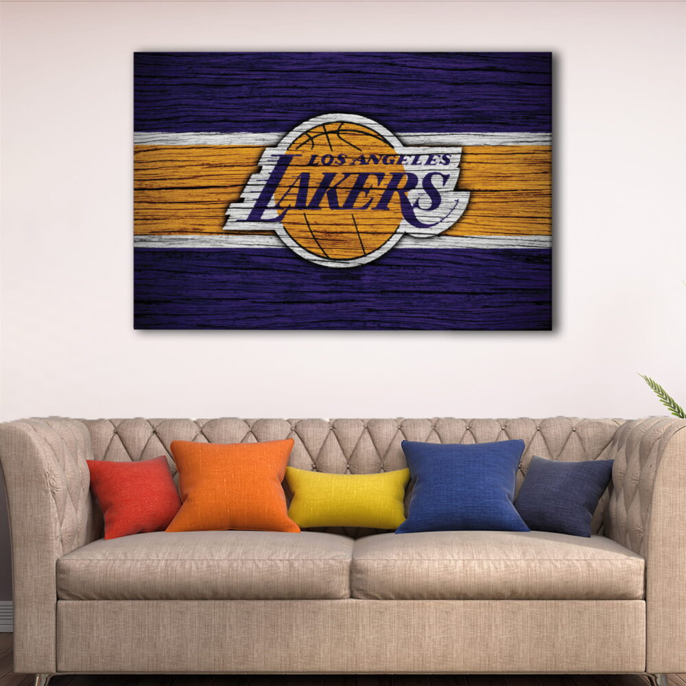 1 panel los angeles lakers canvas art