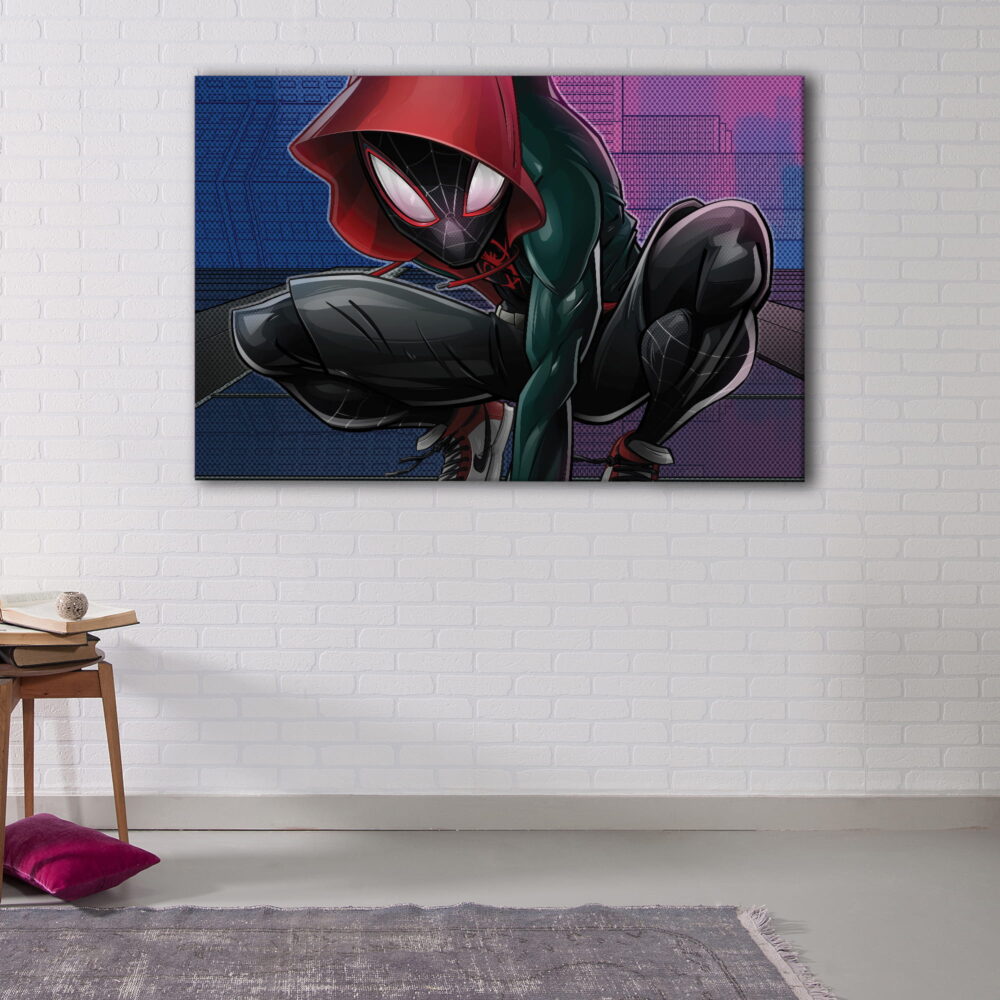 1 panel miles morales vibe canvas art