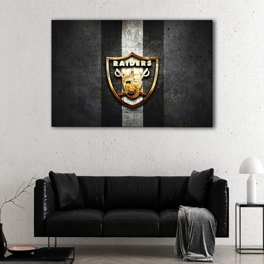 1 panel oakland raiders canvas art