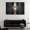 1 panel oakland raiders canvas art