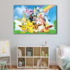 1 panel pokemon paradise canvas art