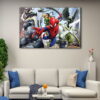 1 panel spider man villains canvas art