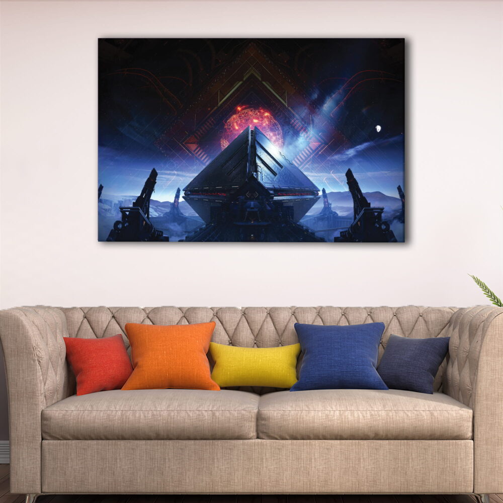 1 panel warmind canvas art