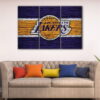3 panels los angeles lakers canvas art