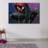 3 panels miles morales vibe canvas art