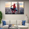 3 panels spider man brand new day canvas art