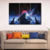 3 panels warmind canvas art