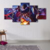5 panels miles morales Into the spider verse canvas art