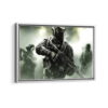 call of duty framed canvas white frame