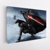 darth vader lightsaberstretched canvas