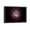 florida panthers framed canvas black frame