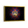 florida panthers framed canvas gold frame