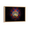 florida panthers framed canvas natural beige