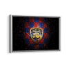 florida panthers framed canvas white frame