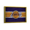 los angeles lakers framed canvas gold frame