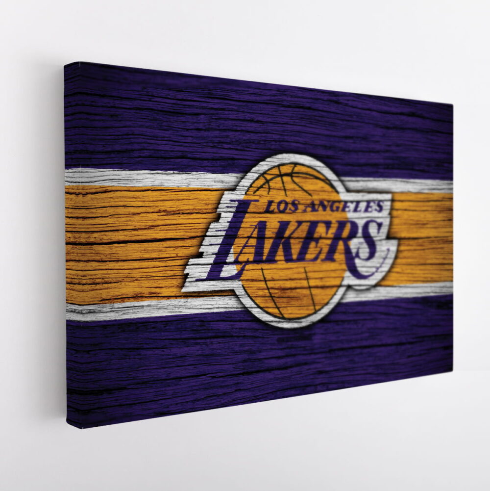 los angeles lakers stretched canvas