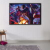 miles morales Into the spider verse floating frame canvas