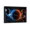 mortal kombat x framed canvas black frame