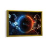 mortal kombat x framed canvas gold frame