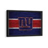 new york giants framed canvas black frame